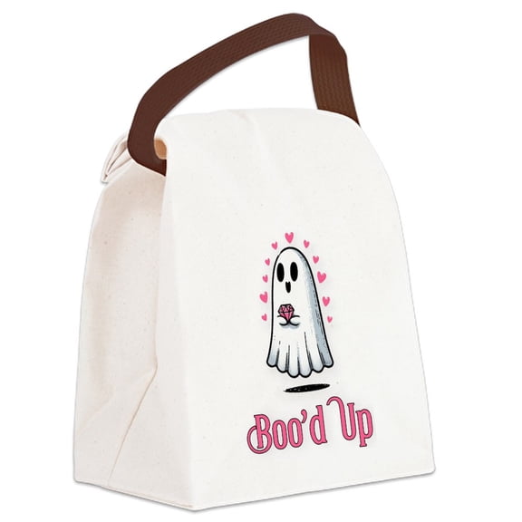CafePress - Boo'd Up - Canvas Lunch Bag with Strap Handle