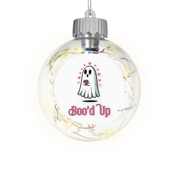 CafePress - Boo'd Up - Sparkle Fairy Lights Ornament Ball