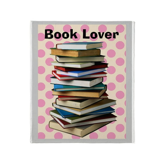 CafePress - Book Lover Blanket 5 Throw Blanket - Soft Fleece Throw Blanket, 50"x60" for All Ages