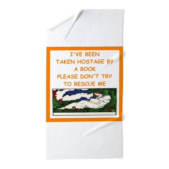 CafePress - Book Lover - Large Beach Towel, Soft 30"x60" Towel with Unique Design