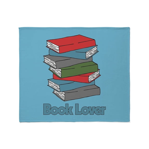 CafePress - Book Lover Throw Blanket - Soft Fleece Throw Blanket, 50"x60" for All Ages