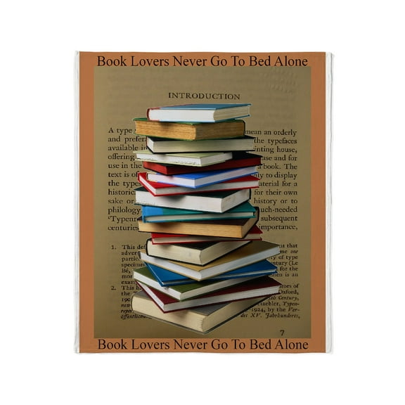 CafePress - Book Lovers Blanket 2 Throw Blanket - Soft Fleece Throw Blanket, 50"x60" for All Ages