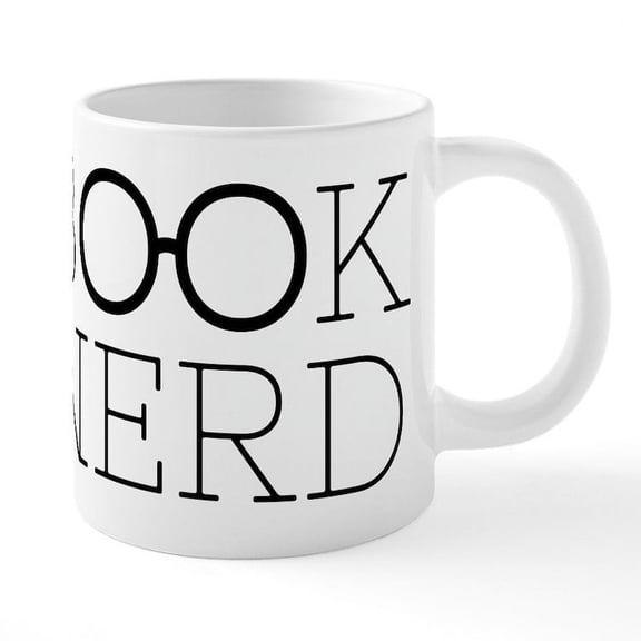 CafePress - Book Nerd - 20 Oz White Ceramic Mega Mug