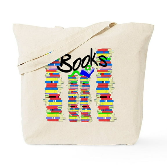 CafePress - Books Tote Bag - Unisex Canvas Tote Bag, Beige, 1-Piece