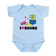 thumbnail image 1 of CafePress - Bookworm I Heart Books Infant Bodysuit - Baby Light Bodysuit, Size Newborn - 24 Months, 1 of 4