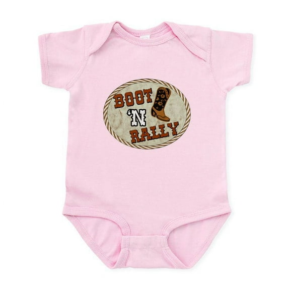 CafePress - Boot 'N Rally Infant Bodysuit - Baby Light Bodysuit, Size Newborn - 24 Months