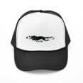 thumbnail image 1 of CafePress - Border Collie Action - Trucker Hat - Polyester Foam Front and Nylon Mesh Weave Back, 1 of 8