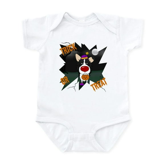 CafePress - Border Collie Clown Infant Bodysuit - Baby Light Bodysuit, Size Newborn - 24 Months