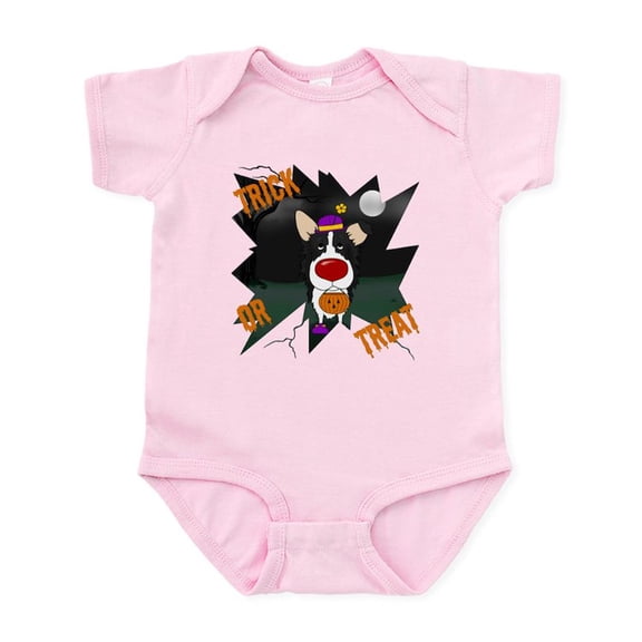CafePress - Border Collie Clown Infant Bodysuit - Baby Light Bodysuit, Size Newborn - 24 Months