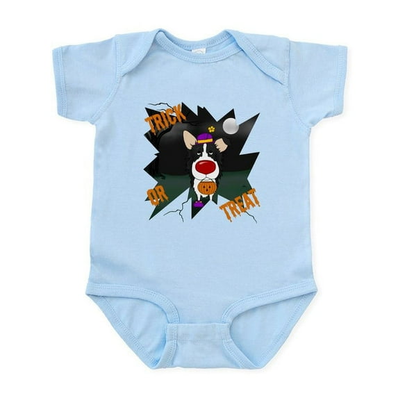 CafePress - Border Collie Clown Infant Bodysuit - Baby Light Bodysuit, Size Newborn - 24 Months