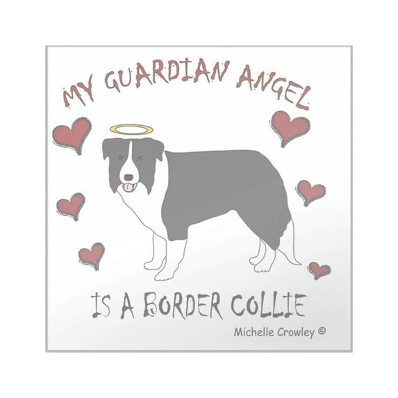 CafePress - Border Collie Square Sticker 3 X 3 - Square Sticker 3" x 3"