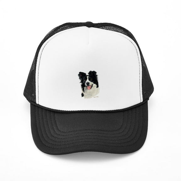 CafePress - Border Collie - Adjustable Unisex Printed Trucker Hat with Mesh Back