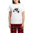 thumbnail image 1 of CafePress - Bordercollieherdingdark Women's Light Pajamas - Women's Short Sleeve Print T-Shirt and Pants Light Cotton Pajama Set, 1 of 7