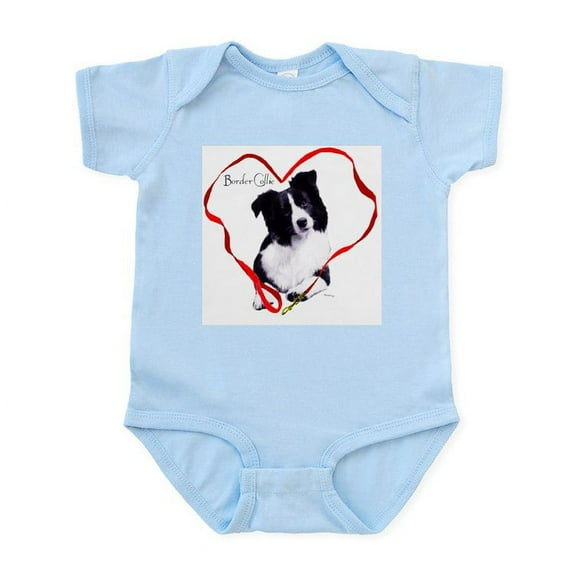 CafePress - Borderheart Body Suit - Baby Light Bodysuit, Size Newborn - 24 Months