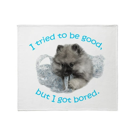 CafePress - Bored Puppy Throw Blanket - Soft Fleece Throw Blanket, 50"x60" for All Ages
