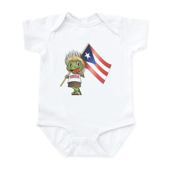 CafePress - Boricua Infant Creeper - Baby Light Bodysuit, Size Newborn - 24 Months