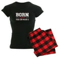 thumbnail image 1 of CafePress - Born Between February 28 & March 1 Pajamas - Women's Short Sleeve Print T-Shirt and Pants Dark Cotton Pajama Set, 1 of 7