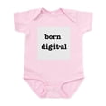thumbnail image 1 of CafePress - Born Digital Infant Bodysuit - Baby Light Bodysuit, Size Newborn - 24 Months, 1 of 4