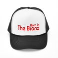 thumbnail image 1 of CafePress - Born In The Bronx - Adjustable Unisex Printed Trucker Hat with Mesh Back, 1 of 8