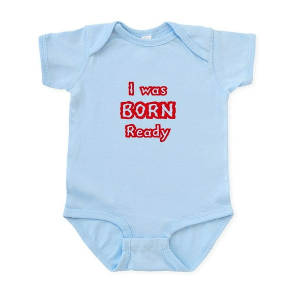 CafePress - Born Ready Infant Bodysuit - Baby Light Bodysuit, Size Newborn - 24 Months