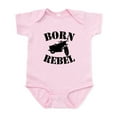 thumbnail image 1 of CafePress - Born Rebel Body Suit - Baby Light Bodysuit, Size Newborn - 24 Months, 1 of 4