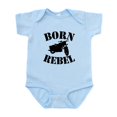 thumbnail image 1 of CafePress - Born Rebel Body Suit - Baby Light Bodysuit, Size Newborn - 24 Months, 1 of 4