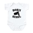 thumbnail image 1 of CafePress - Born Rebel Body Suit - Baby Light Bodysuit, Size Newborn - 24 Months, 1 of 4