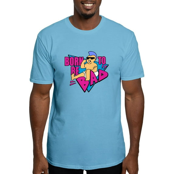 CafePress - Born To Be Bad Fitted T Shirt - Fitted T-Shirt, Vintage Fit Soft Cotton Tee