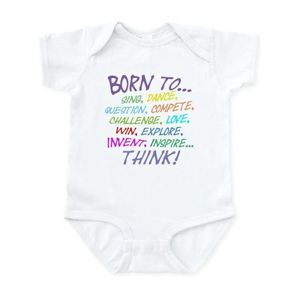 CafePress - Born To... Body Suit - Baby Light Bodysuit, Size Newborn - 24 Months