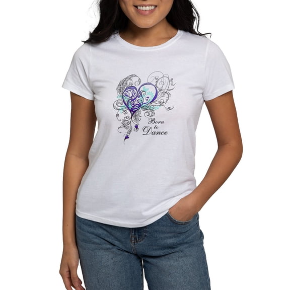 CafePress - Born To Dance Women's T Shirt - Women's Classic T-Shirt