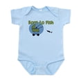 thumbnail image 1 of CafePress - Born To Fish Infant Bodysuit - Baby Light Bodysuit, Size Newborn - 24 Months, 1 of 4