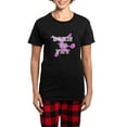 thumbnail image 1 of CafePress - Born To Fly Pink Cheerleader Pajamas - Women's Short Sleeve Print T-Shirt and Pants Dark Cotton Pajama Set, 1 of 7