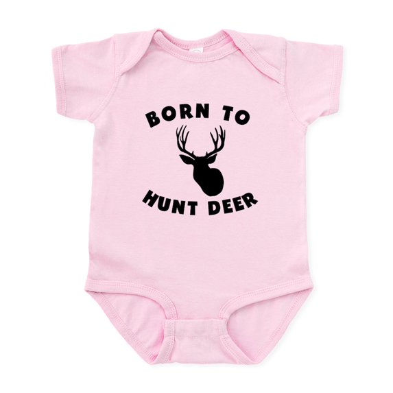 CafePress - Born To Hunt Deer Body Suit - Baby Light Bodysuit, Size Newborn - 24 Months