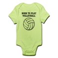 thumbnail image 1 of CafePress - Born To Play Volleyball Infant Bodysuit - Baby Light Bodysuit, 1 of 1