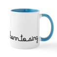 thumbnail image 1 of CafePress - Born To Sing Mug - 11 oz Ceramic Mug - Novelty Coffee Tea Cup, 1 of 6