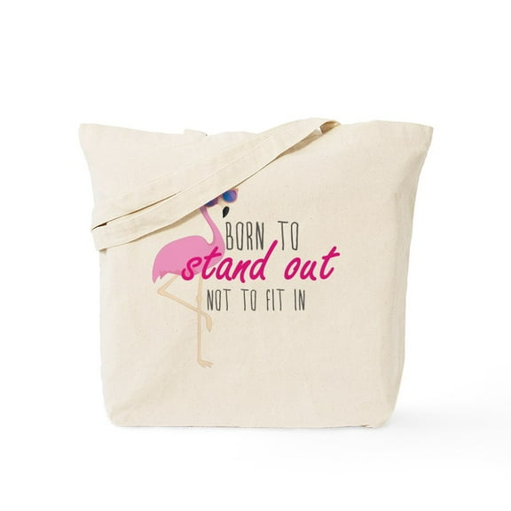 CafePress - Born To Stand Out Tote Bag - Unisex Canvas Tote Bag, Beige, 1-Piece