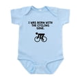 thumbnail image 1 of CafePress - Born With The Cycling Gene Body Suit - Baby Light Bodysuit, Size Newborn - 24 Months, 1 of 4