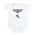 thumbnail image 1 of CafePress - Born With The Running Gene Body Suit - Baby Light Bodysuit, Size Newborn - 24 Months, 1 of 4