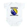 thumbnail image 1 of CafePress - Bosnian Football Infant Bodysuit - Baby Light Bodysuit, Size Newborn - 24 Months, 1 of 4