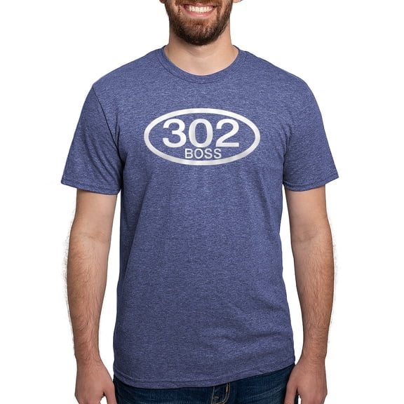 CafePress - Boss 302 C.I.D. White Men's Deluxe T Shirt - Mens Tri-blend T-Shirt