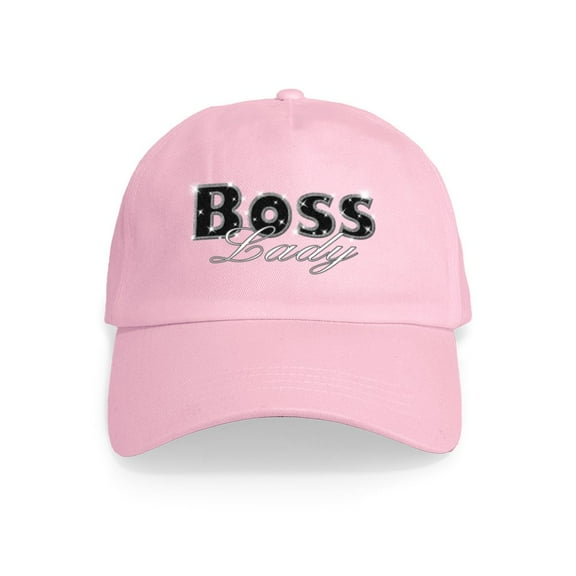 CafePress - Boss Lady Bling - Adjustable 100% Brushed Unisex Casual Cotton Baseball Cap, Beige, 1