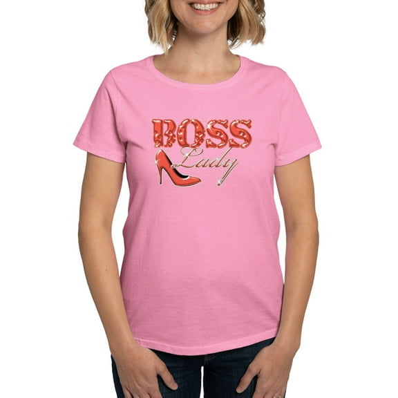 CafePress - Boss Lady Bling T Shirt - Women's Traditional Fit Dark T-Shirt