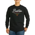thumbnail image 1 of CafePress - Boston Script - Long Sleeve Dark T-Shirt, 1 of 1