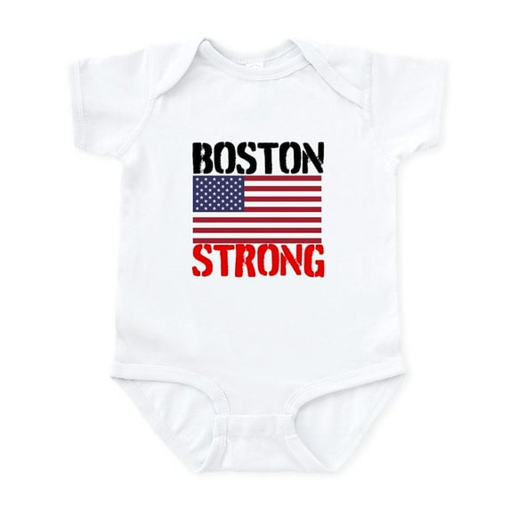 CafePress - Boston Strong Body Suit - Baby Light Bodysuit, Size Newborn - 24 Months