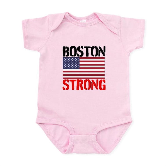 CafePress - Boston Strong Body Suit - Baby Light Bodysuit, Size Newborn - 24 Months
