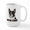 thumbnail image 1 of CafePress - Boston Terrier Full Color Large Mug - 15 oz Ceramic Large White Novelty Mug, 1 of 6