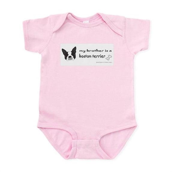 CafePress - Boston Terrier Gifts Infant Bodysuit - Baby Light Bodysuit, Size Newborn - 24 Months