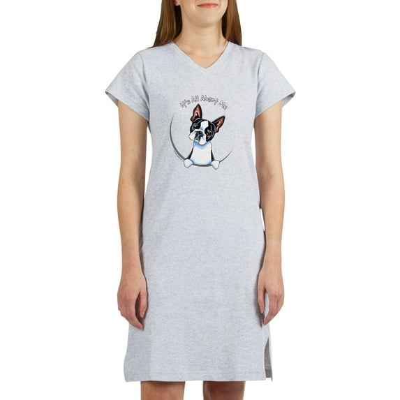 CafePress - Boston Terrier IAAM Full - Women's Nightshirt