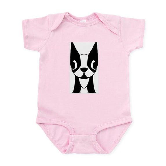 CafePress - Boston Terrier Infant Bodysuit - Baby Light Bodysuit, Size Newborn - 24 Months