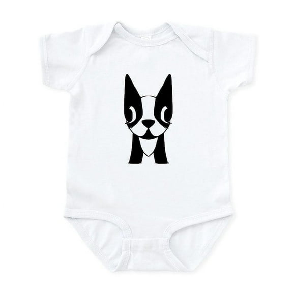 CafePress - Boston Terrier Infant Bodysuit - Baby Light Bodysuit, Size Newborn - 24 Months